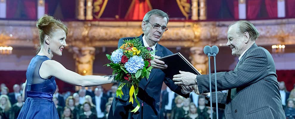 ГЕОРГИЙ ОБУХОВ НА ЦЕРЕМОНИИ ВРУЧЕНИЯ ПРЕМИИ «ЗОЛОТАЯ МАСКА». Фоторепортаж